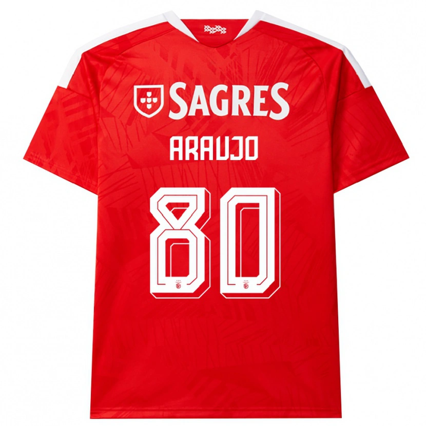 Danxen Women Lais Araujo #80 Red White Yellow Home Jersey 2026/27 T-Shirt