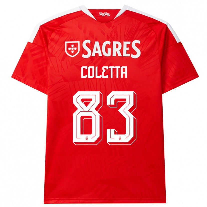Danxen Women Federico Coletta #83 Red White Yellow Home Jersey 2026/27 T-Shirt