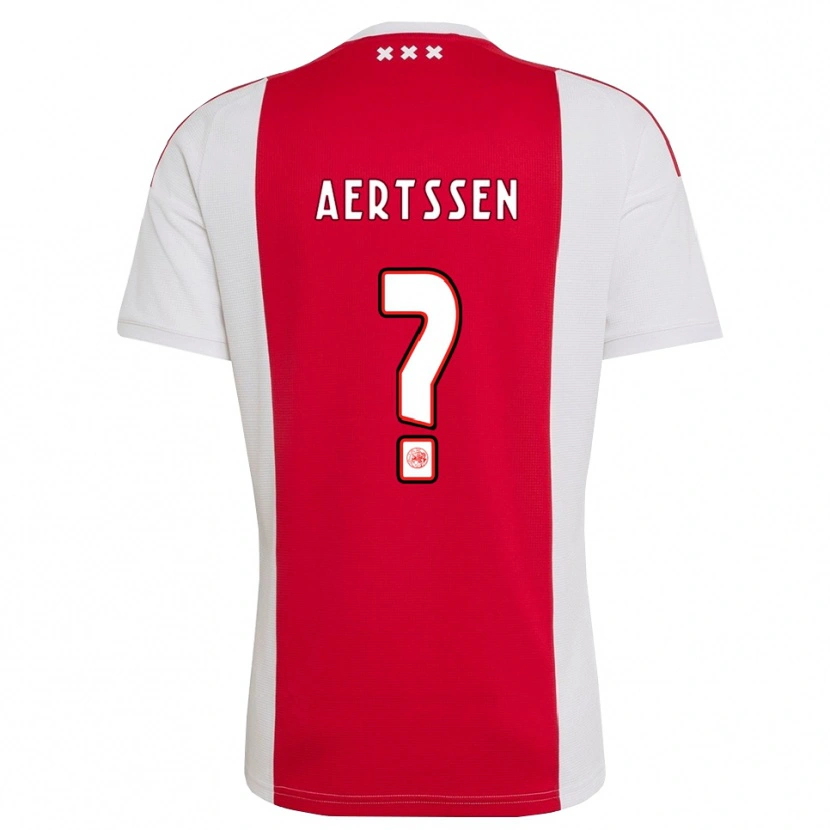 Danxen Women Olivier Aertssen #0 Red White Yellow Home Jersey 2026/27 T-Shirt