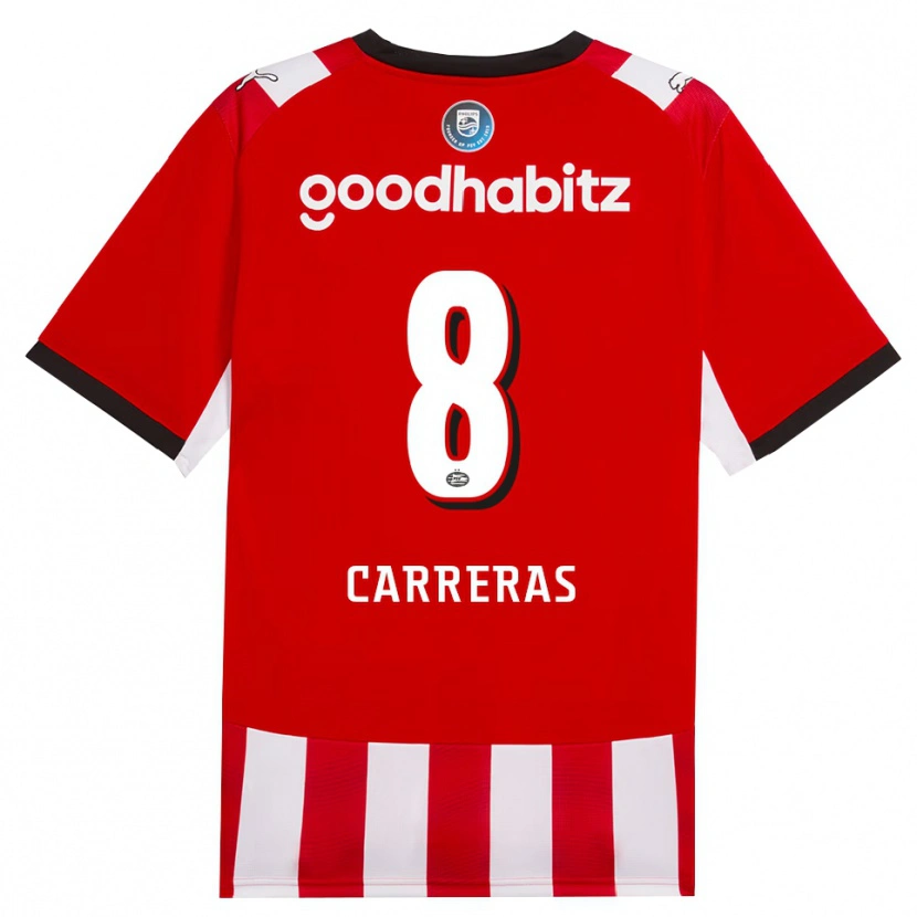 Danxen Women Georgina Carreras #8 Red White Black Home Jersey 2026/27 T-Shirt