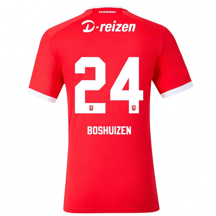 Danxen Women Annouk Boshuizen #24 Red White Home Jersey 2026/27 T-Shirt