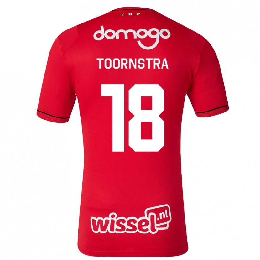 Danxen Women Jens Toornstra #18 Red White Black Home Jersey 2026/27 T-Shirt