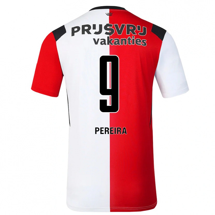 Danxen Women Danilo Pereira #9 Red White Black Home Jersey 2026/27 T-Shirt