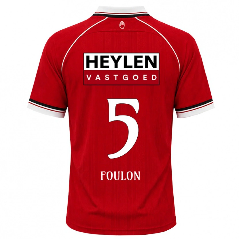 Danxen Women Daam Foulon #5 Red White Black Home Jersey 2026/27 T-Shirt
