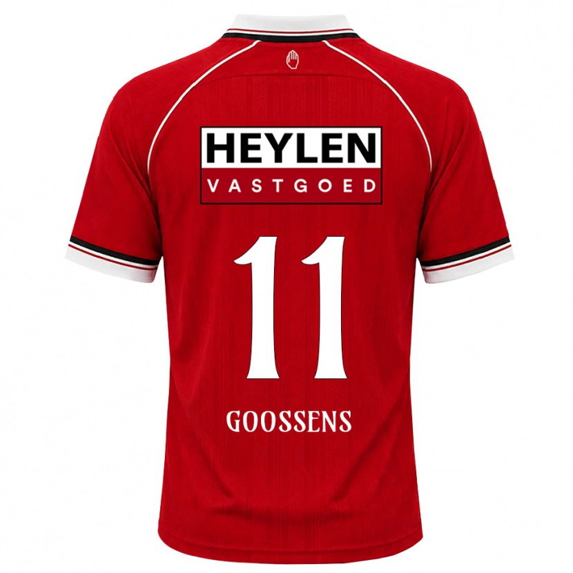 Danxen Women Mattias Goossens #11 Red White Black Home Jersey 2026/27 T-Shirt