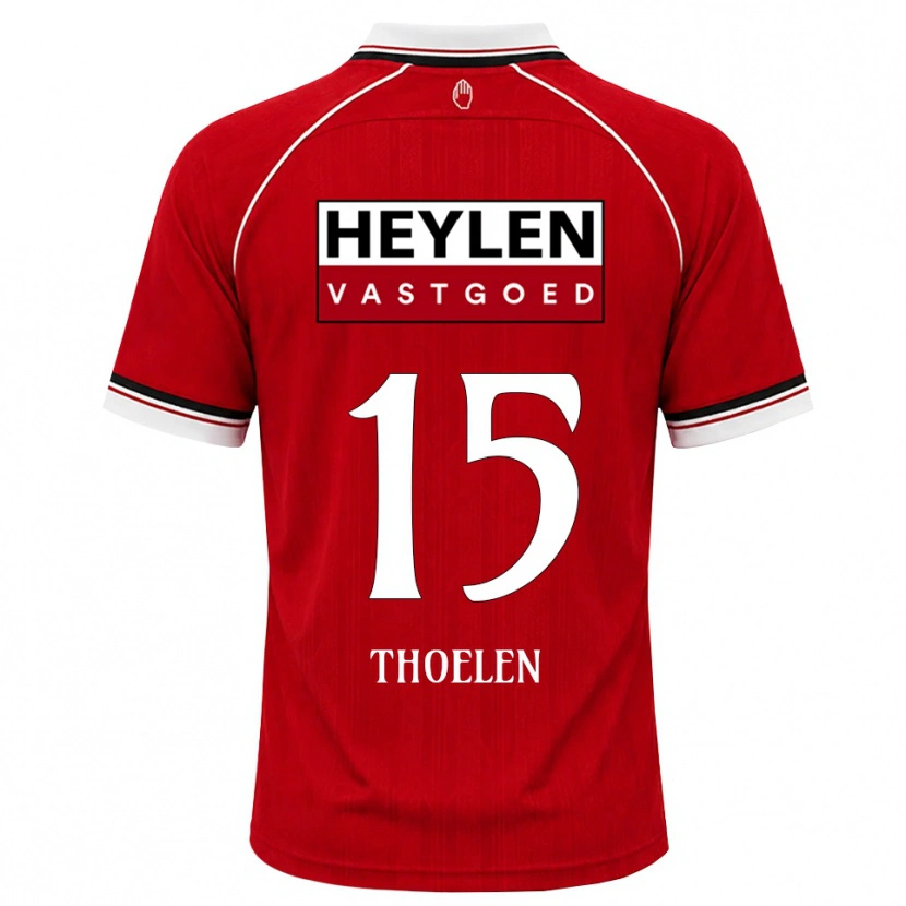 Danxen Women Yannick Thoelen #15 Red White Black Home Jersey 2026/27 T-Shirt