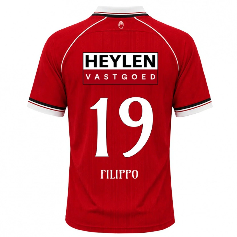 Danxen Women Niels Filippo #19 Red White Black Home Jersey 2026/27 T-Shirt