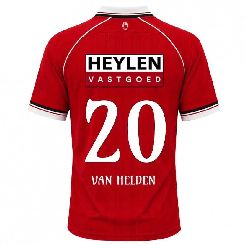 Danxen Women Rein Van Helden #20 Red White Black Home Jersey 2026/27 T-Shirt