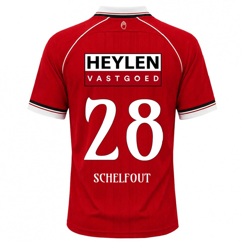 Danxen Women Luca Schelfhout #28 Red White Black Home Jersey 2026/27 T-Shirt