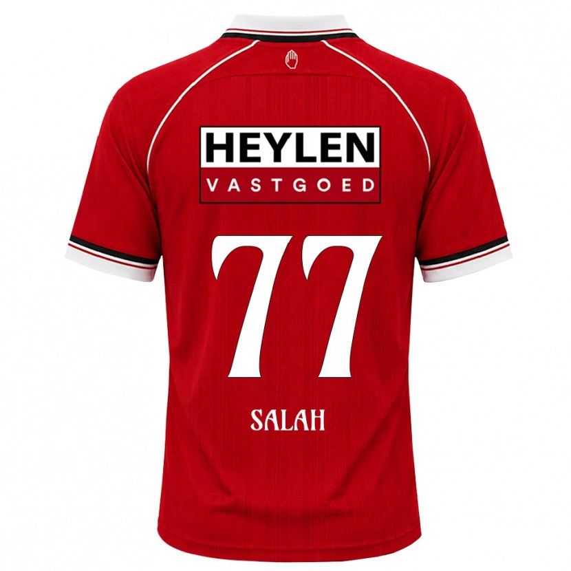 Danxen Women Ibrahim Salah #77 Red White Black Home Jersey 2026/27 T-Shirt