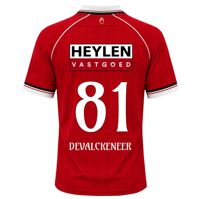 Danxen Women Niels Devalckeneer #81 Red White Black Home Jersey 2026/27 T-Shirt