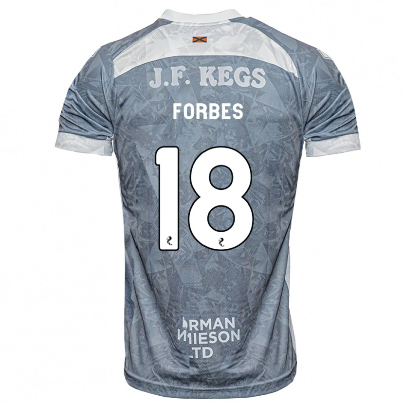 Danxen Women Michael Forbes #18 Lightslate Gray Away Jersey 2026/27 T-Shirt