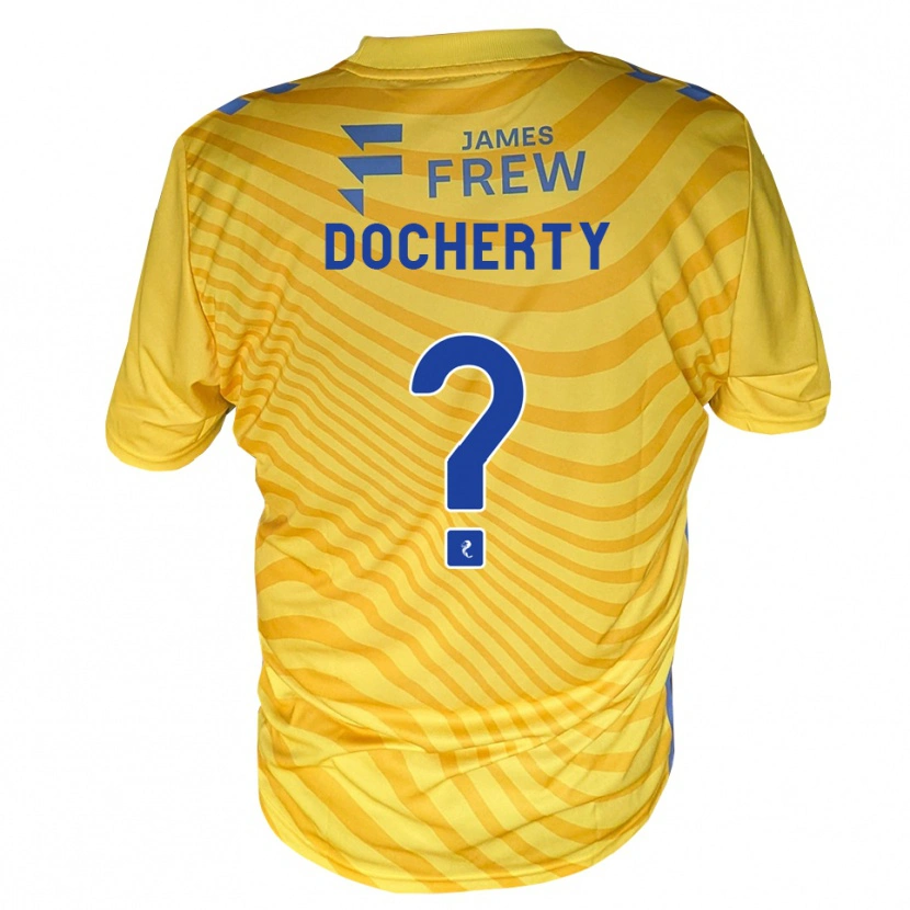 Danxen Women Clare Docherty #0 Royalblue Yellow Away Jersey 2026/27 T-Shirt