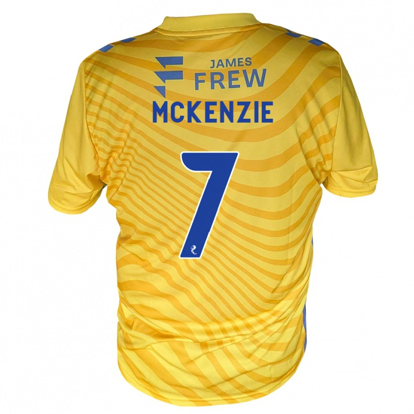 Danxen Women Rory Mckenzie #7 Royalblue Yellow Away Jersey 2026/27 T-Shirt