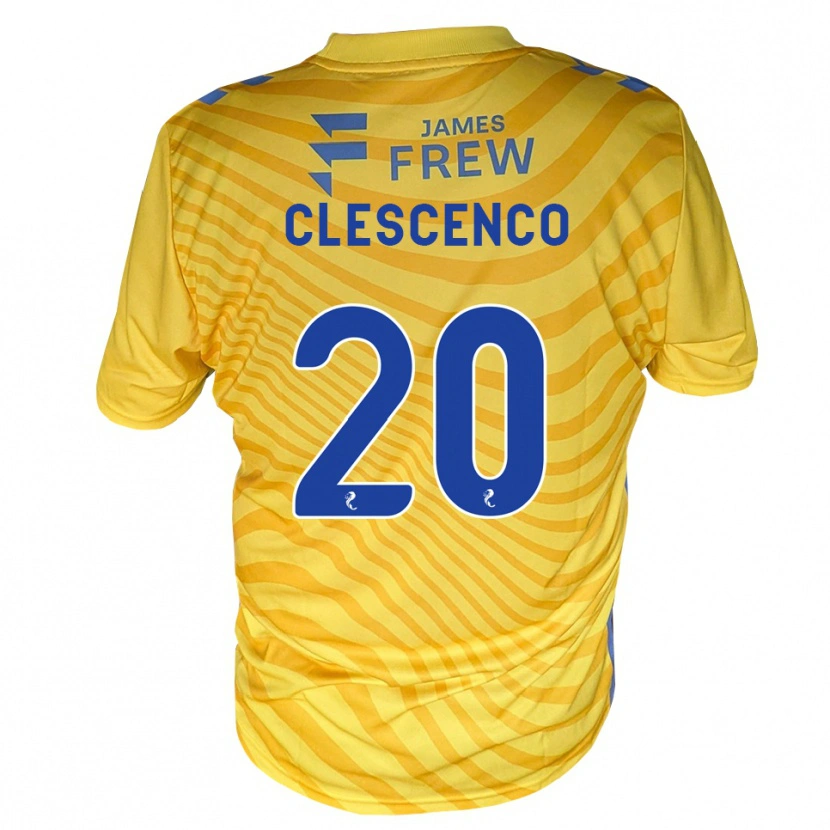 Danxen Women Nicky Clescenco #20 Royalblue Yellow Away Jersey 2026/27 T-Shirt