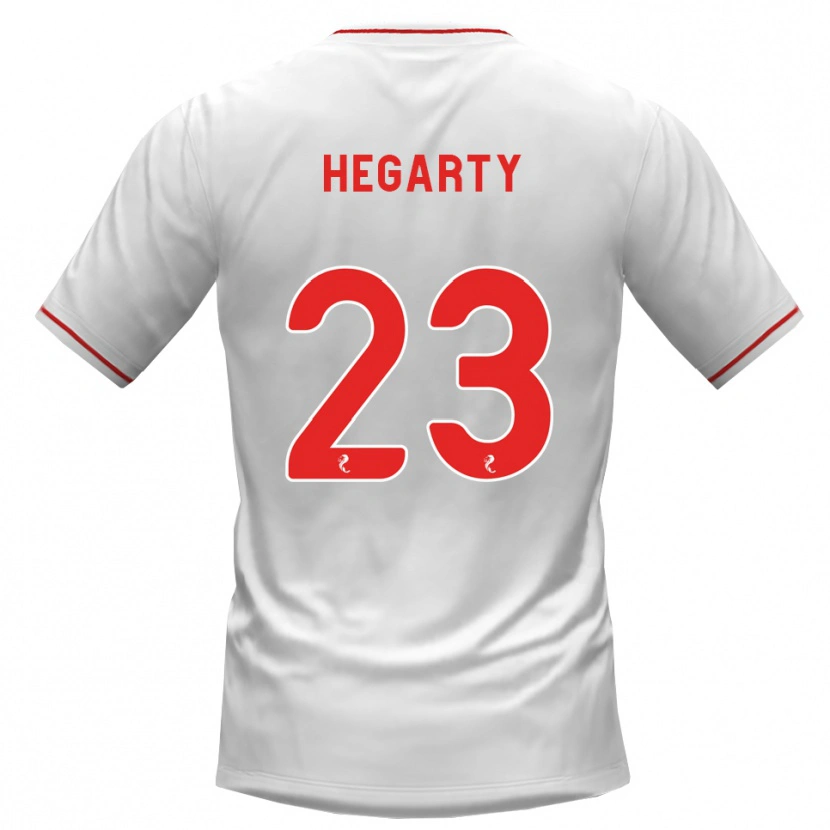 Danxen Women Nina Hegarty #23 White Red Away Jersey 2026/27 T-Shirt