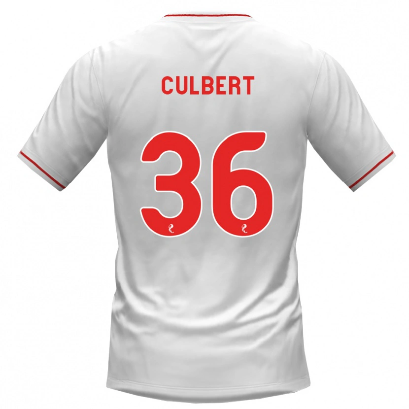 Danxen Women Sam Culbert #36 White Red Away Jersey 2026/27 T-Shirt