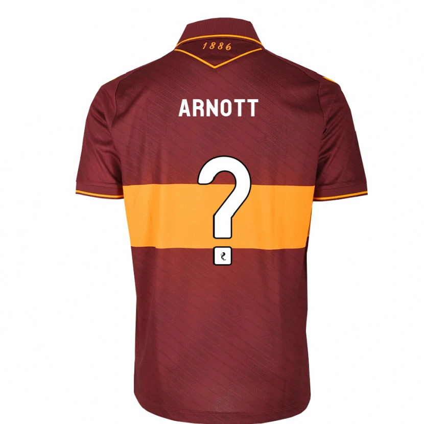 Danxen Women Andrew Arnott #0 Orange Maroon Away Jersey 2026/27 T-Shirt