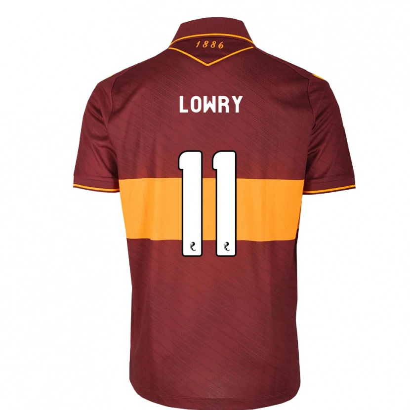 Danxen Women Alex Lowry #11 Orange Maroon Away Jersey 2026/27 T-Shirt