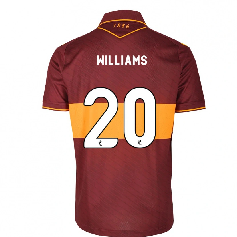 Danxen Women Dylan Williams #20 Orange Maroon Away Jersey 2026/27 T-Shirt