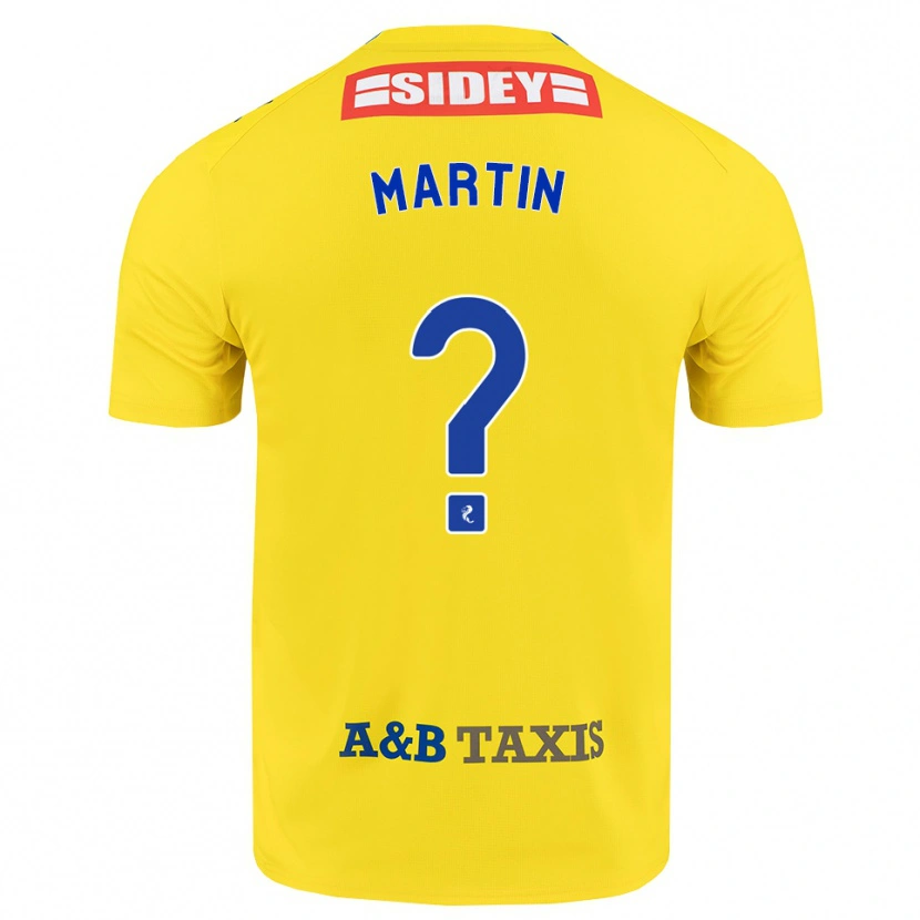 Danxen Women Ethan Martin #0 Yellow Blue Black Away Jersey 2026/27 T-Shirt