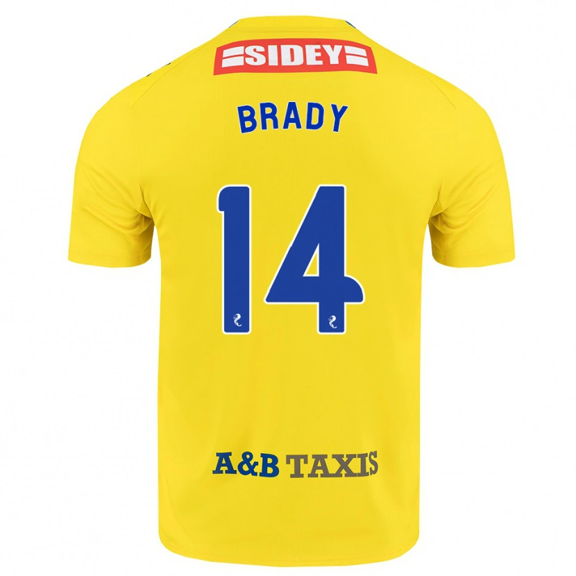 Danxen Women Scarlett Brady #14 Yellow Blue Black Away Jersey 2026/27 T-Shirt