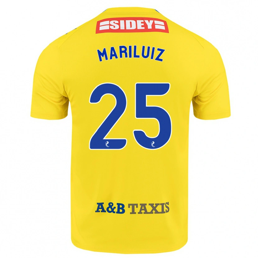 Danxen Women Mariluiz Sanchez #25 Yellow Blue Black Away Jersey 2026/27 T-Shirt