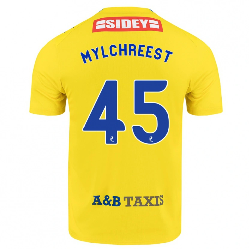 Danxen Women Jackson Mylchreest #45 Yellow Blue Black Away Jersey 2026/27 T-Shirt