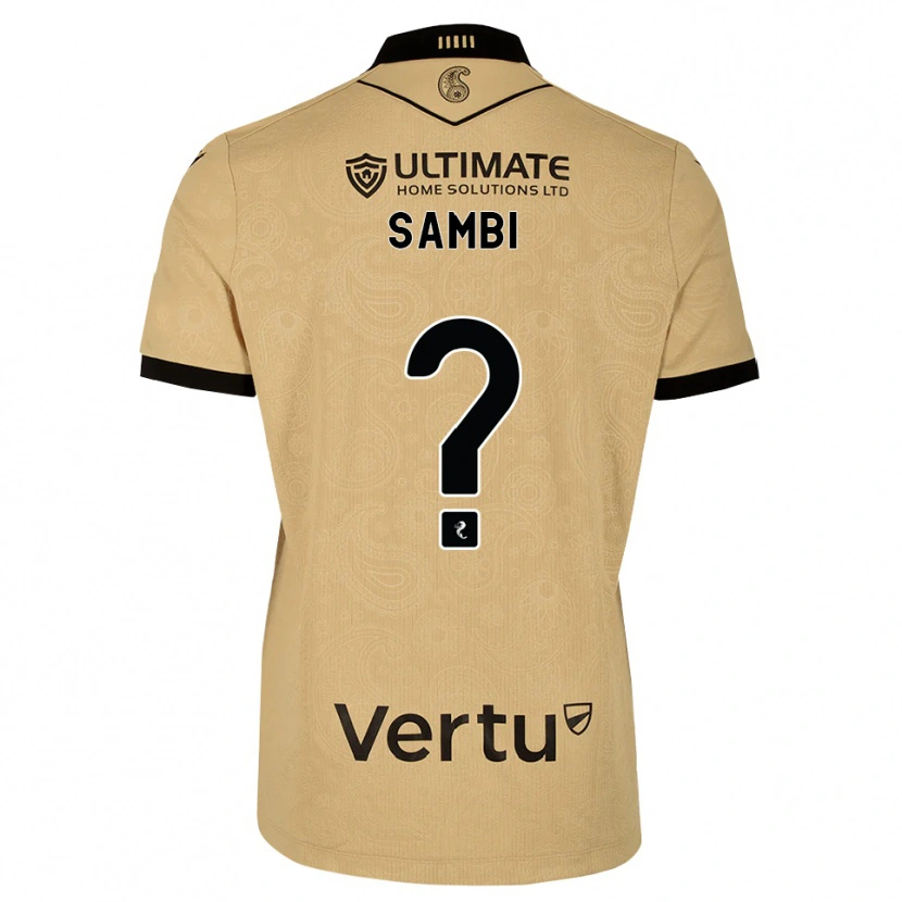 Danxen Women Jaspreet Sambi #0 Burlywood Black Away Jersey 2026/27 T-Shirt
