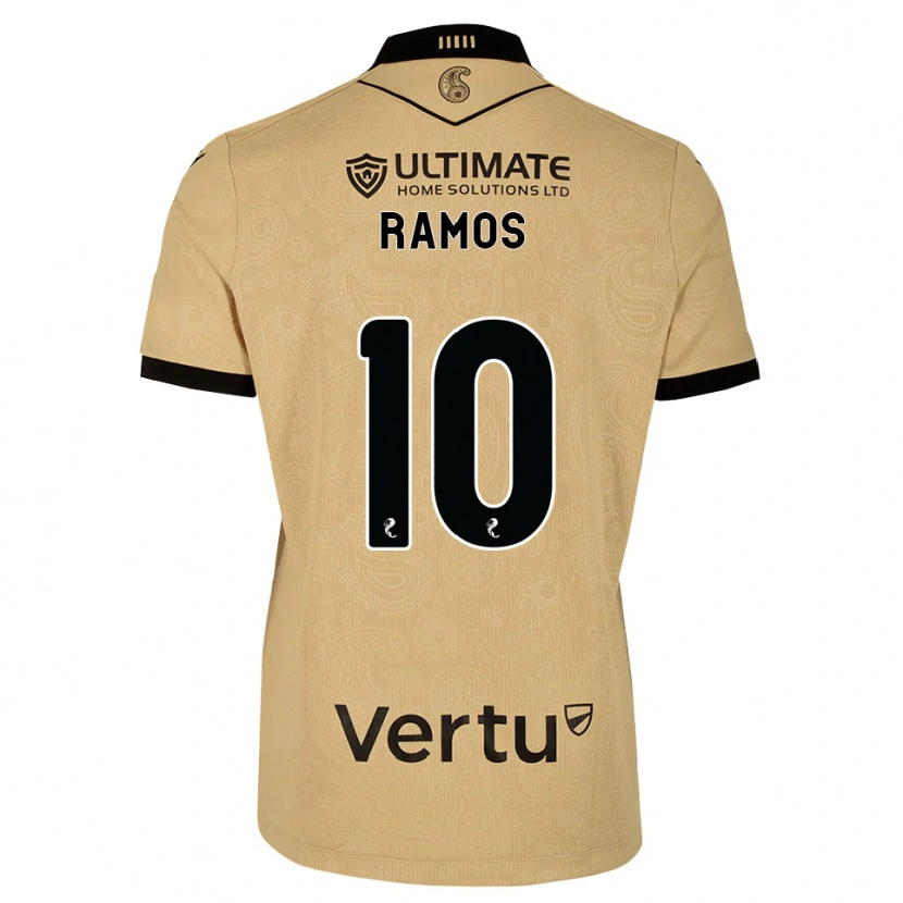 Danxen Women Samuel Ramos #10 Burlywood Black Away Jersey 2026/27 T-Shirt