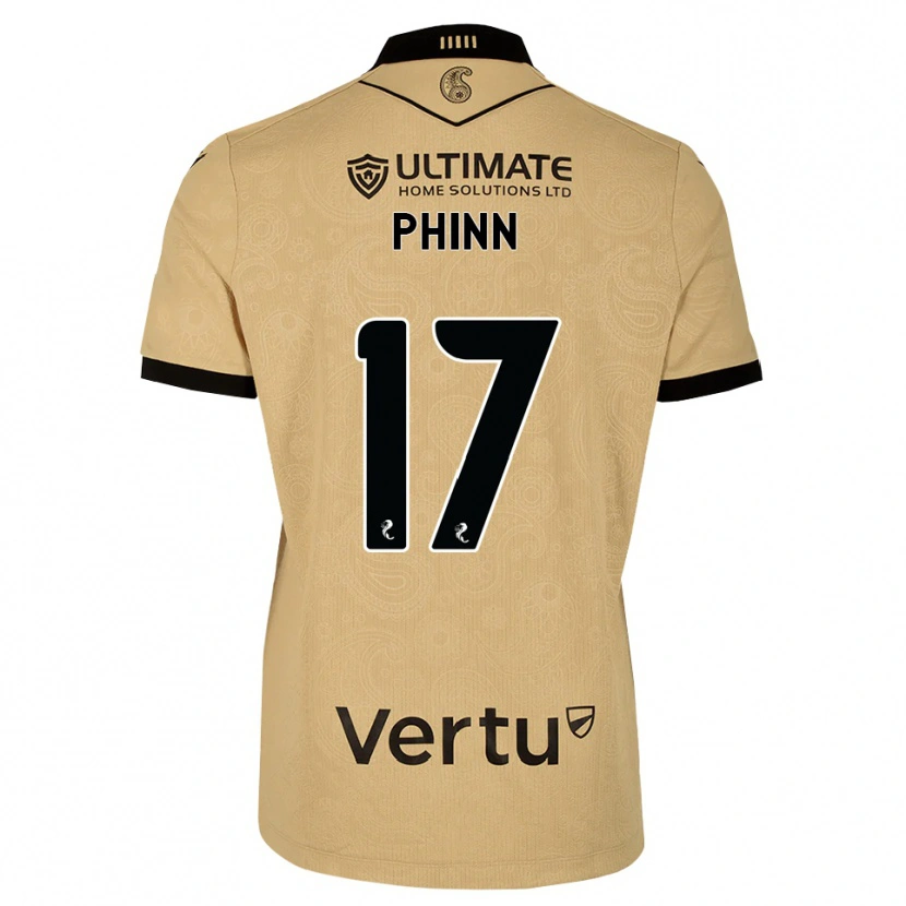 Danxen Women Shaun Phinn #17 Burlywood Black Away Jersey 2026/27 T-Shirt