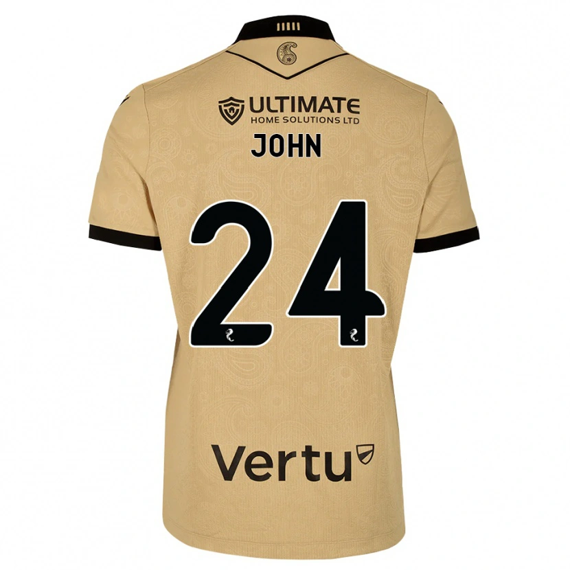 Danxen Women Declan John #24 Burlywood Black Away Jersey 2026/27 T-Shirt