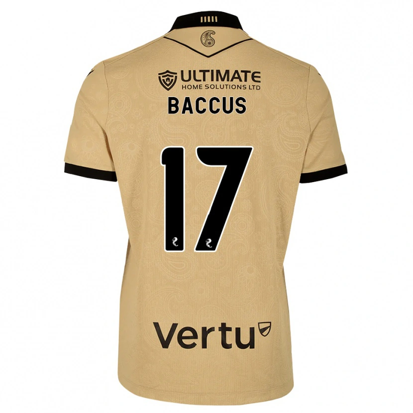 Danxen Women Keanu Baccus #17 Burlywood Black Away Jersey 2026/27 T-Shirt