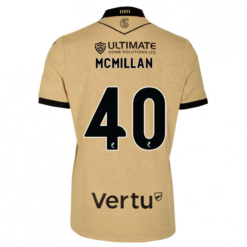 Danxen Women Caiden Mcmillan #40 Burlywood Black Away Jersey 2026/27 T-Shirt