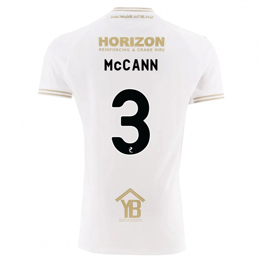 Danxen Women Leon Mccann #3 Wheat White Away Jersey 2026/27 T-Shirt