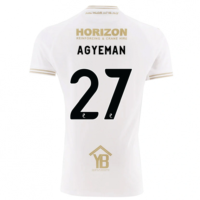Danxen Women Alfie Agyeman #27 Wheat White Away Jersey 2026/27 T-Shirt