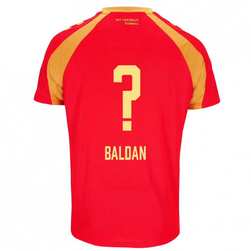 Danxen Women Ziya Baldan #0 Red Orange Black Away Jersey 2026/27 T-Shirt