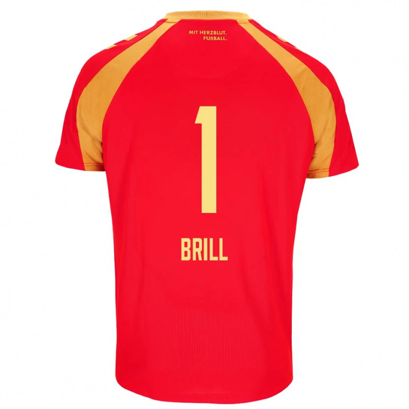 Danxen Women Moritz Brill #1 Red Orange Black Away Jersey 2026/27 T-Shirt