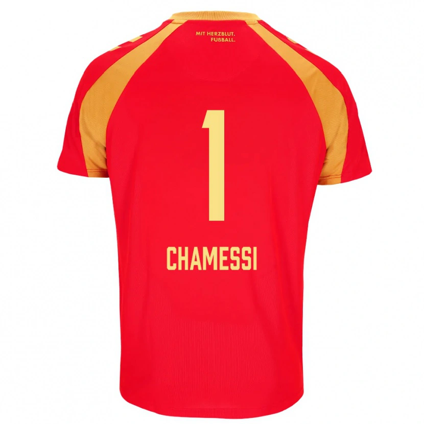 Danxen Women Ian Chamessi #1 Red Orange Black Away Jersey 2026/27 T-Shirt