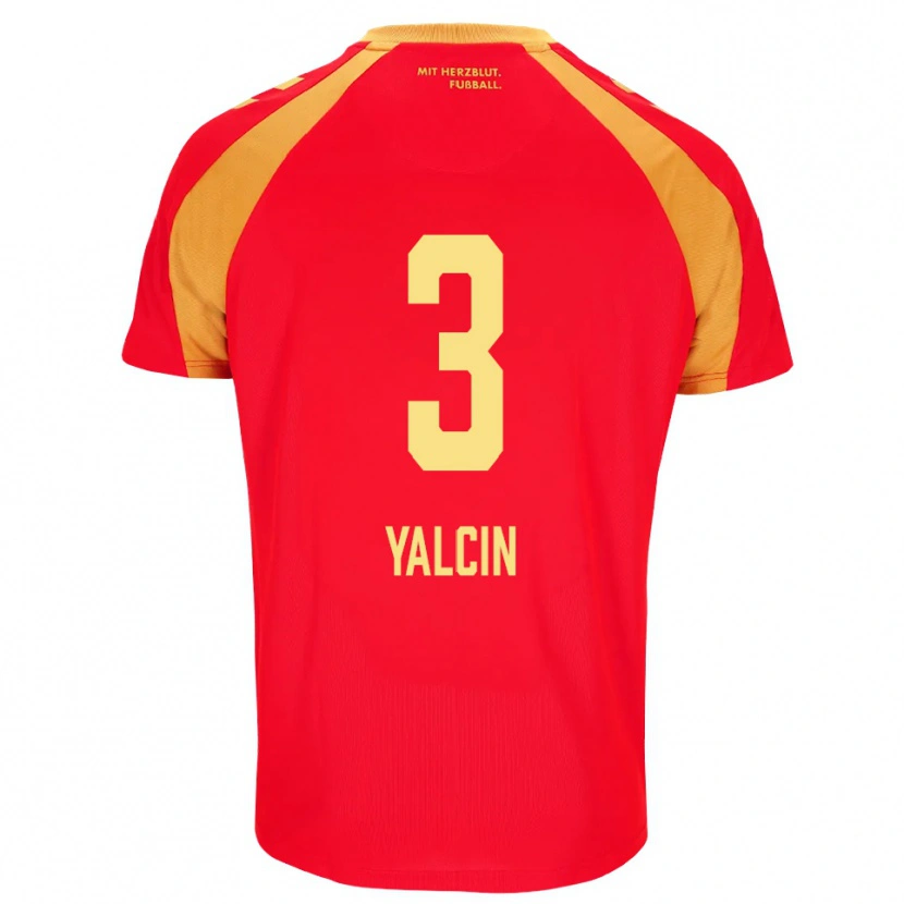 Danxen Women Kerem Yalcin #3 Red Orange Black Away Jersey 2026/27 T-Shirt
