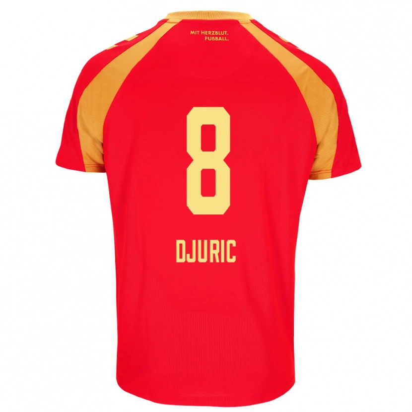 Danxen Women Luka Duric #8 Red Orange Black Away Jersey 2026/27 T-Shirt