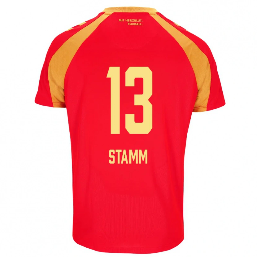 Danxen Women David Stamm #13 Red Orange Black Away Jersey 2026/27 T-Shirt