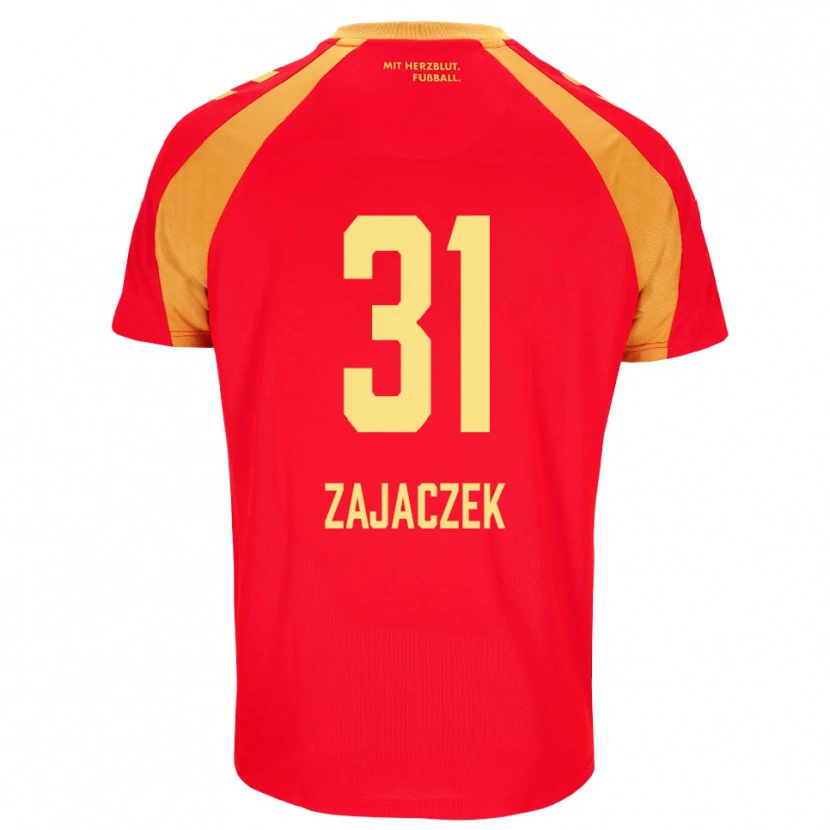 Danxen Women Arne Zajaczek #31 Red Orange Black Away Jersey 2026/27 T-Shirt