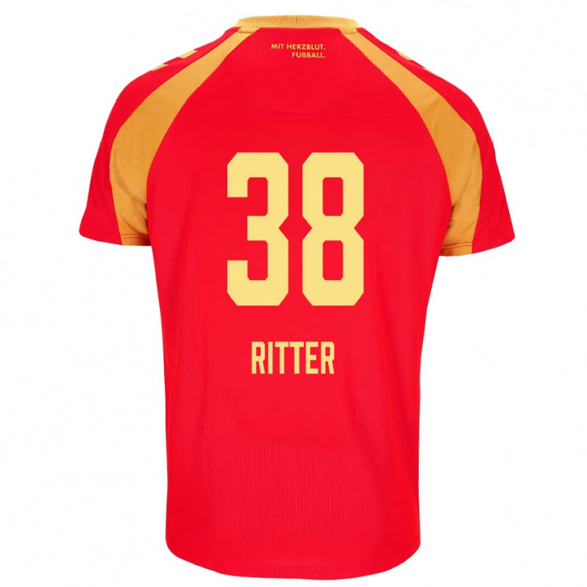 Danxen Women Max Ritter #38 Red Orange Black Away Jersey 2026/27 T-Shirt