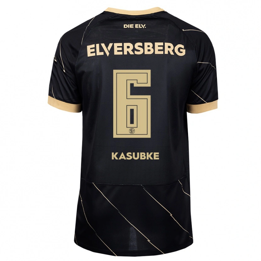 Danxen Women Manuel Kasubke #6 Black Brown Away Jersey 2026/27 T-Shirt