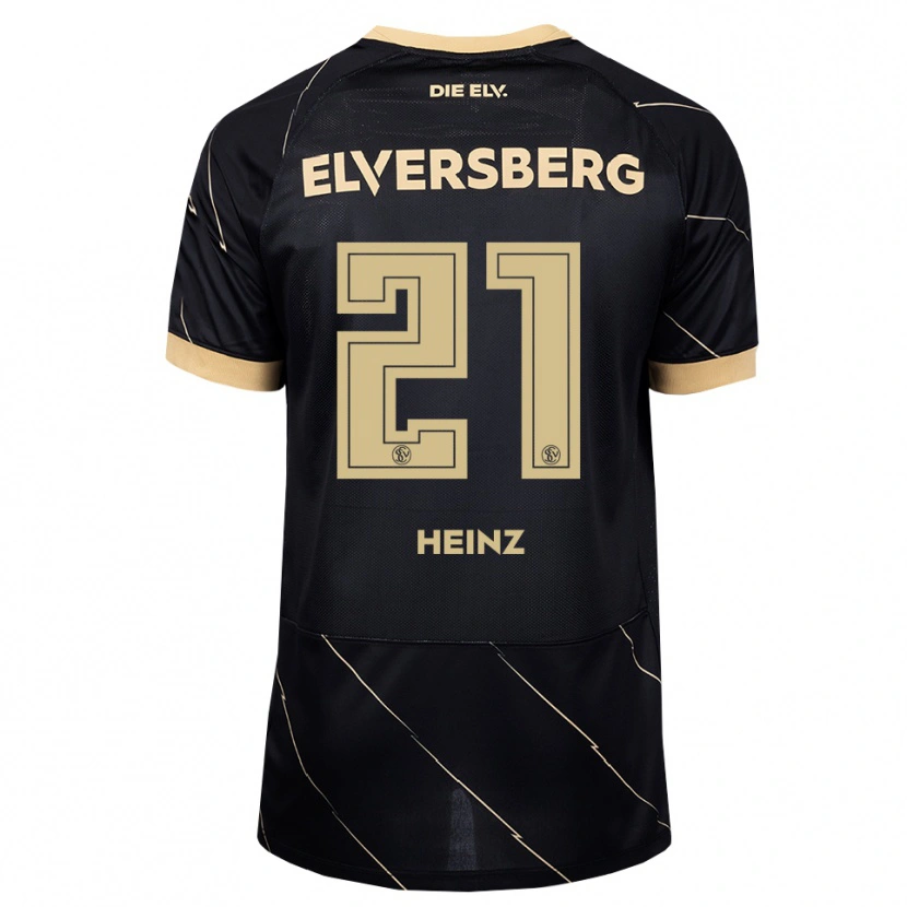 Danxen Women Matteo Heinz #21 Black Brown Away Jersey 2026/27 T-Shirt