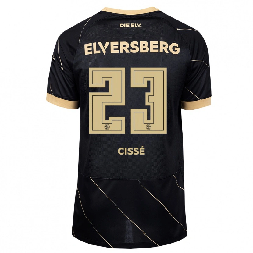 Danxen Women Salif Cissé #23 Black Brown Away Jersey 2026/27 T-Shirt