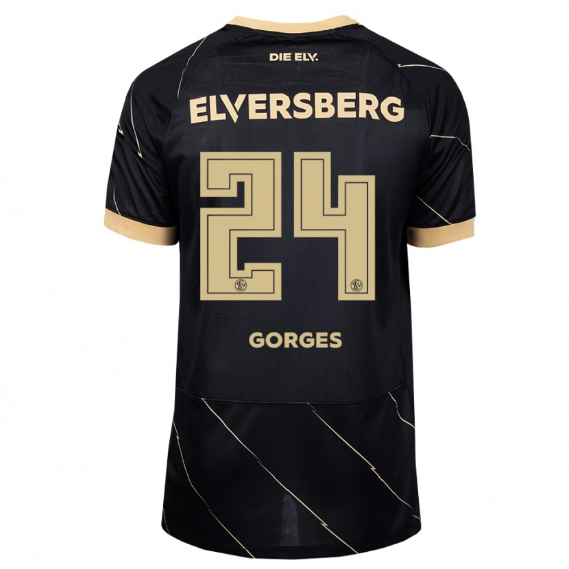 Danxen Women Nils Gorges #24 Black Brown Away Jersey 2026/27 T-Shirt