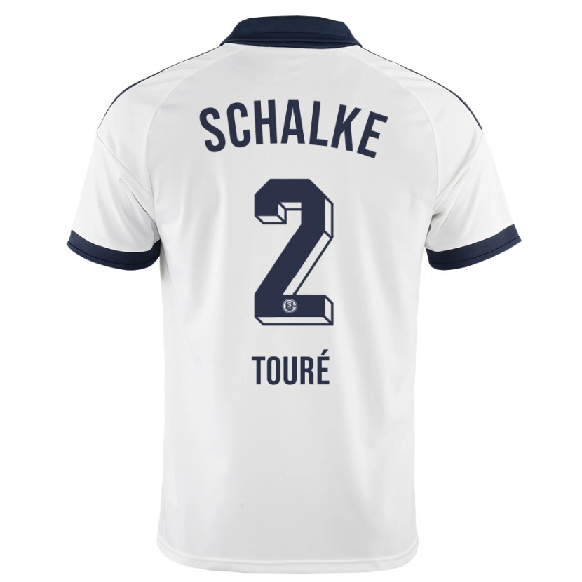 Danxen Women Tidiane Touré #2 Black White Away Jersey 2026/27 T-Shirt
