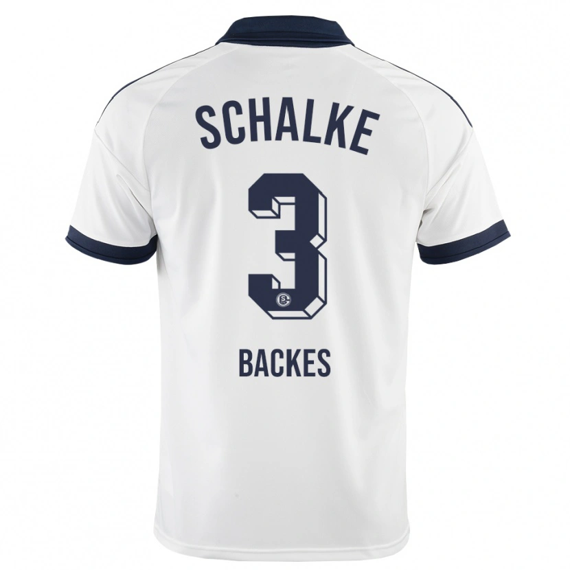 Danxen Women Diego Backes-Klimek #3 Black White Away Jersey 2026/27 T-Shirt